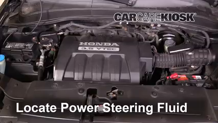 2008 Honda Pilot EX-L 3.5L V6 Power Steering Fluid Check Fluid Level